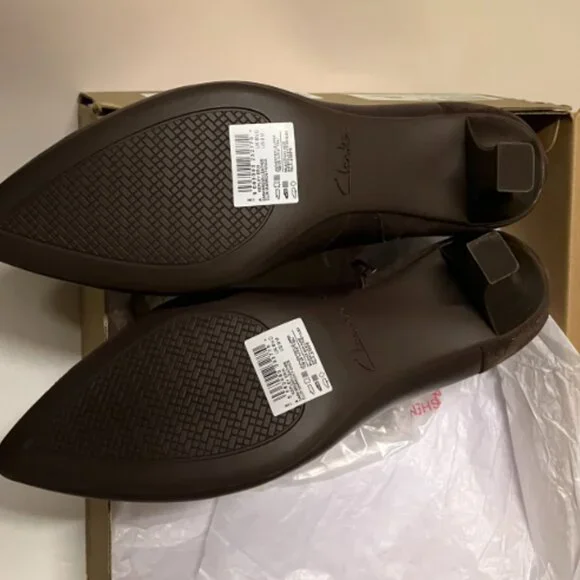 Clarks Women's Kepley Erin Fashion Boot Dark Brown Leather 9 M - Picture 10 of 10